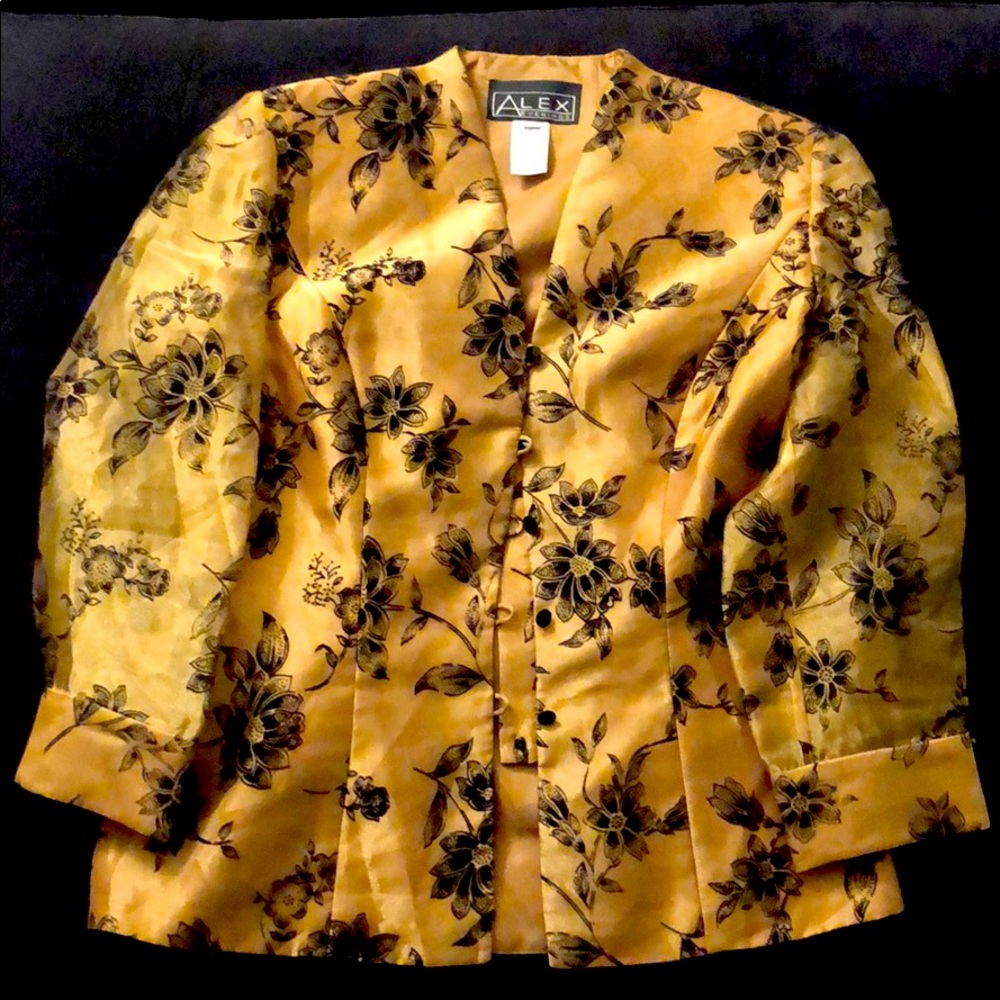 Alex evenings blouse S